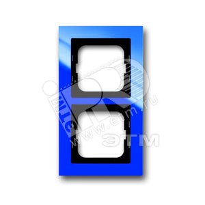 Рамка 2-постовая, серия axcent, цвет синий | 1754-0-4344  | 2CKA001754A4344 | ABB