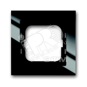 Рамка 1-постовая, серия axcent, цвет чёрный | 1754-0-4409 | 2CKA001754A4409 | ABB - ABB