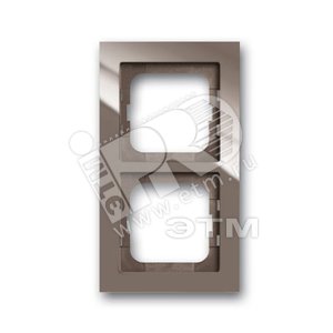 Рамка 2-постовая, серия axcent, цвет entr?e-grey | 1754-0-4472 | 2CKA001754A4472 | ABB - ABB