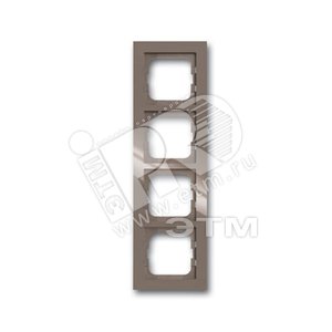 Рамка 4-постовая, серия axcent, цвет entr?e-grey | 1754-0-4474  | 2CKA001754A4474 | ABB