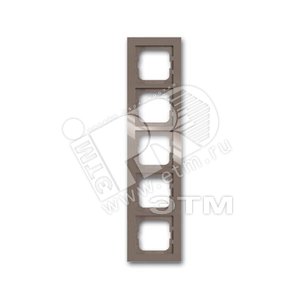 Рамка 5-постовая, серия axcent, цвет entr?e-grey | 1754-0-4475 | 2CKA001754A4475 | ABB - ABB