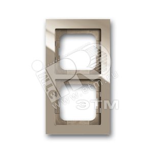 Рамка 2-постовая, серия axcent, цвет maison-beige | 1754-0-4482 | 2CKA001754A4482 | ABB - ABB