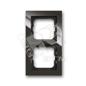 Рамка 2-постовая, серия axcent, цвет ch?teau-black | 1754-0-4492 | 2CKA001754A4492 | ABB - ABB