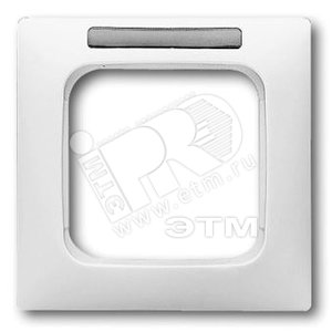REFLEX SI Рамка 1 пост с полем для надписи linear/ альпийский белый (1721 NSKA-214-500) - ABB