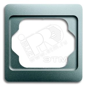 Рамка 1-постовая, серия alpha exclusive, цвет титан - ABB