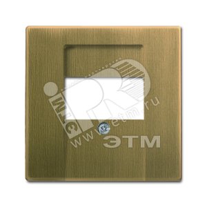 Плата центральная (накладка) для механизмов UAE/TAE, для 0247 и 0248, серия Династия, Латунь антична