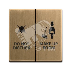 Клавиша Уборка/Не беспокоить, серия Династия, Латунь античная | 1751-0-3119 | 2CKA001751A3119 | ABB