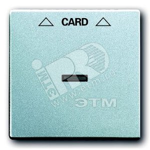 Накладка карточного выключателя, Impressivo, алюминий | 1792-83 | 2TKA000580G1 | ABB - ABB