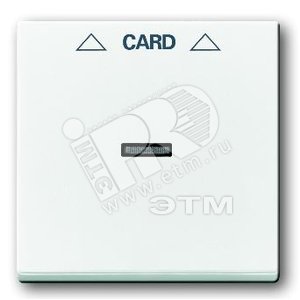 Накладка карточного выключателя, Impressivo, белый | 1792-84 | 2TKA000581G1 | ABB - ABB