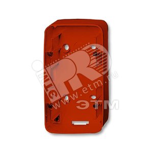 Коробка для открытого монтажа, 2 пост, серия Reflex SI, цвет красный - ABB