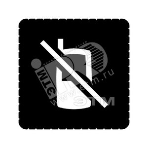 Пиктограмма информационная iceLight для 2068/1х Использование сотовых телефонов запрещено (1799-0-0933) - ABB