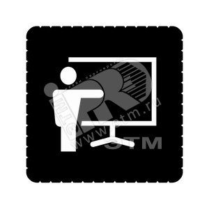 Пиктограмма информационная iceLight для 2068/1х Аудитория для проведения презентаций - ABB