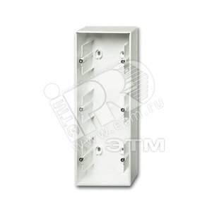 Коробка для открытого монтажа, 3 поста, серия future, цвет белый бархат | 1799-0-0955  | 2CKA001799A0955 | ABB