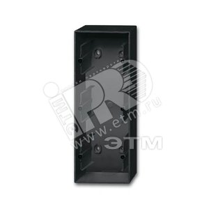 Коробка для открытого монтажа, 3 поста, серия future, цвет чёрный бархат | 1799-0-0956  | 2CKA001799A0956 | ABB - ABB