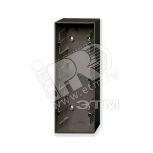 Коробка д/нар. монтажа, 3-пост., серия Basic 55, цвет ch?teau-black