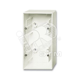 Коробка д/нар. монтажа, 2-пост., серия Basic 55, цвет chalet-white - ABB