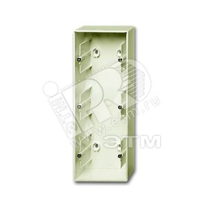 Коробка д/нар. монтажа, 3-пост., серия Basic 55, цвет chalet-white - ABB