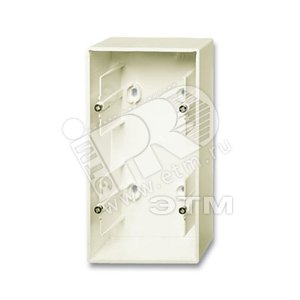 Коробка д/нар. монтажа, 2-пост., серия Basic 55, цвет слоновая кость - ABB