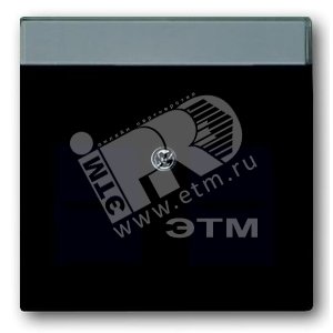 Накладка для 2хRJ45, Impressivo, антрацит - ABB