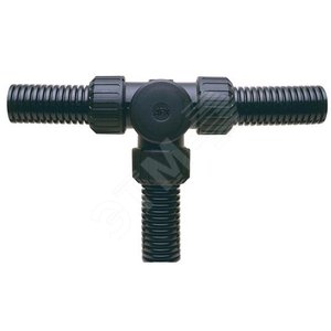 Фитинг ASC, прямой Т-образный, нейлон, черный, d21, ASC21X3/T/BL, 10 шт. (ASC21X3/T/BL) - фото 2