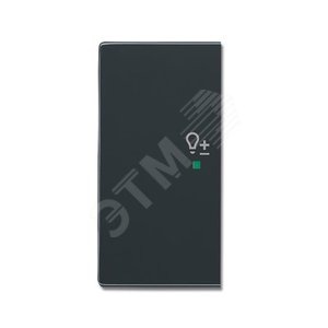 SRD-2-L-81 Клавиша двойная левая free@home, светорегулятор, future, антрацит|6220-0-0164| ABB