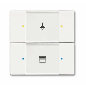 6126/02-884-500 Сенсор 2/4-кл. многофункциональный, белый бархат | 6116-0-0216  | 2CKA006116A0216 | ABB 2