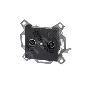 ABB Levit Антрацит Розетка TV-R проходная 7дБ | 5011H-A03607 63W | 2CHH083607A6063 | ABB - фото 2