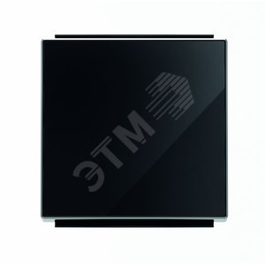 Клавиша для 1-клавишных выключателей/переключателей/кнопок, серия SKY, цвет стекло чёрное|2CLA850100A2501| ABB 2