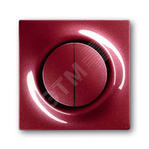 Клавиша для механизма 2-клавишных выключателей/переключателей/кнопок, серия impuls, цвет бордо/ежевика | 1753-0-0105  | 2CKA001753A0105 | ABB 2
