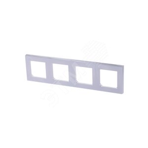 ABB Levit Белый / белый Рамка 4-ая | 3901H-A05040 03W | 2CHH015040A6003 | ABB - фото 2
