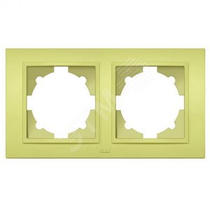 Zena оливковая рамка 2 постовая
