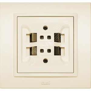 Zena крем. розетка Hi-Fi 2-ая - ABB