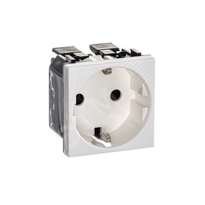 Zenit Розетка  с/з с/ш, 16А 250В,альп. белый 4