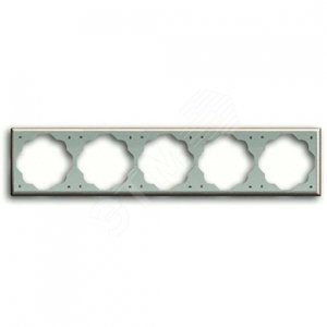 Рамка 5-постовая, серия impuls, цвет шампань-металлик | 1754-0-2551  | 2CKA001754A2551 | ABB 2