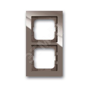 Рамка 2-постовая, серия axcent, цвет entr?e-grey | 1754-0-4472 | 2CKA001754A4472 | ABB - фото 2