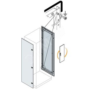 Дверь боковая 2000x800мм ВхГ | EC2081K | ABB 2