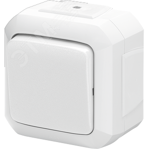 Переключатель одноклавишный ABB Variant+ IP54 для многопостового монтажа белый (3558N-C06540 B) - ABB