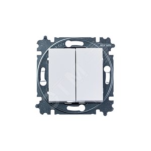 ABB Levit Белый / ледяной Переключатель 2-кл. | 3559H-A52445 01W | 2CHH595245A6001 | ABB - фото 5