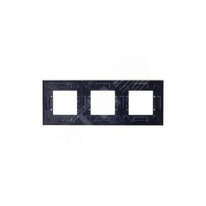 ABB Zenit Стекло Белое Рамка 3-я (2+2+2 мод) | N2273 CB  | 2CLA227300N3001 | ABB - фото 2