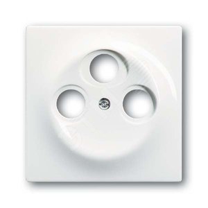 Накладка (центральная плата) для TV-R-SAT розетки, серия impuls, цвет альпийский белый | 1753-0-4773 | 2CKA001753A4773 | ABB 2