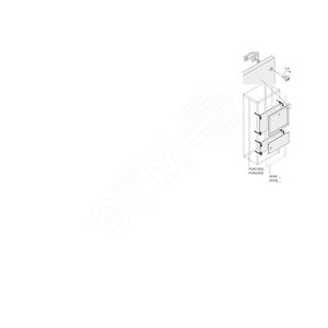 Комплект уст.ОТ315/400 H=300мм W=600мм|1STQ008401A0000 | ABB 2