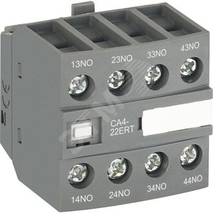 Блок контактный дополнительный CA4-40ERT для контакторов AF-RT и NF-RT - ABB