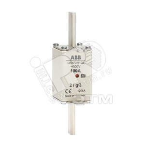 Предохранитель OFAF2H40 40A тип gG размер2, до 500В | 1SCA022627R4900 | ABB