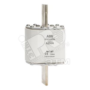Предохранитель OFAF4AH1000 1000A тип gG размер4а, до 500В | 1SCA022637R4280 | ABB - ABB