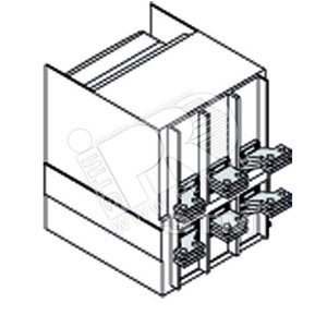 Комплект силовых выводов фиксированной части SHR на нижние выводы E2.2 2500A W FP (4 шт) (устанавливаются на заводе) - ABB