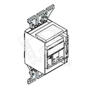 Комплект силовых выводов фиксированной части ES на верхние выводы E1.2 W FP (3 шт) (устанавливаются на заводе) - ABB