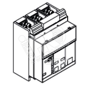 Комплект силовых выводов стационарного выключателя F на нижние выводы E6.2 F (3 шт)