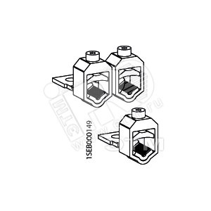 Набор V-образных зажимов, 95-240mm2, 3 шт. | 1SEP304446R0001 | ABB - ABB