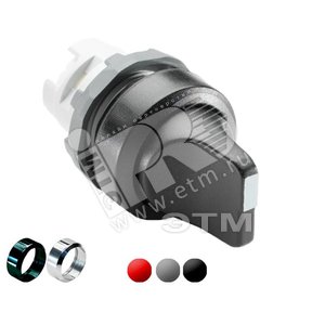 Переключатель M2SSV2-20B 2 позиции черный (1SFA611221R2006)