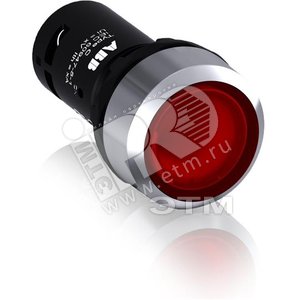 Кнопка с подсветкой CP1-31R-10 красная 24В AC/DC с